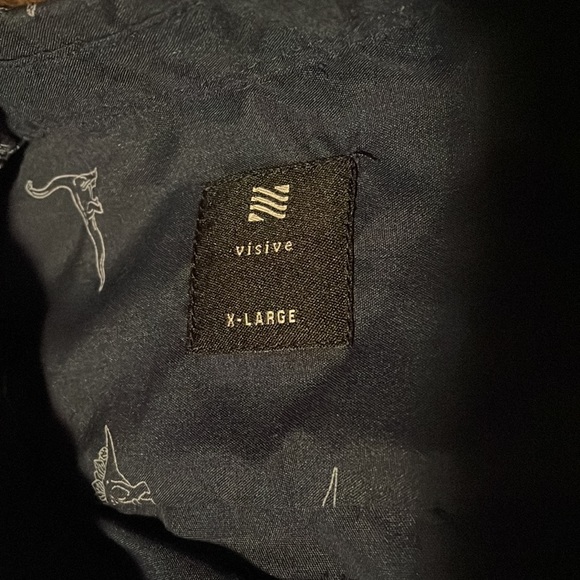 Visive XL Dinosaur Print Short Sleeve Button Down - Picture 2 of 2